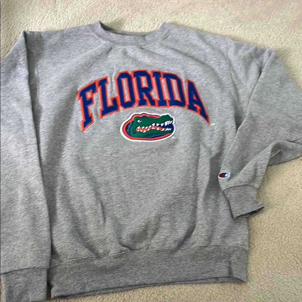 Champion Gray Crewneck Sweater - Picture 3 of 3